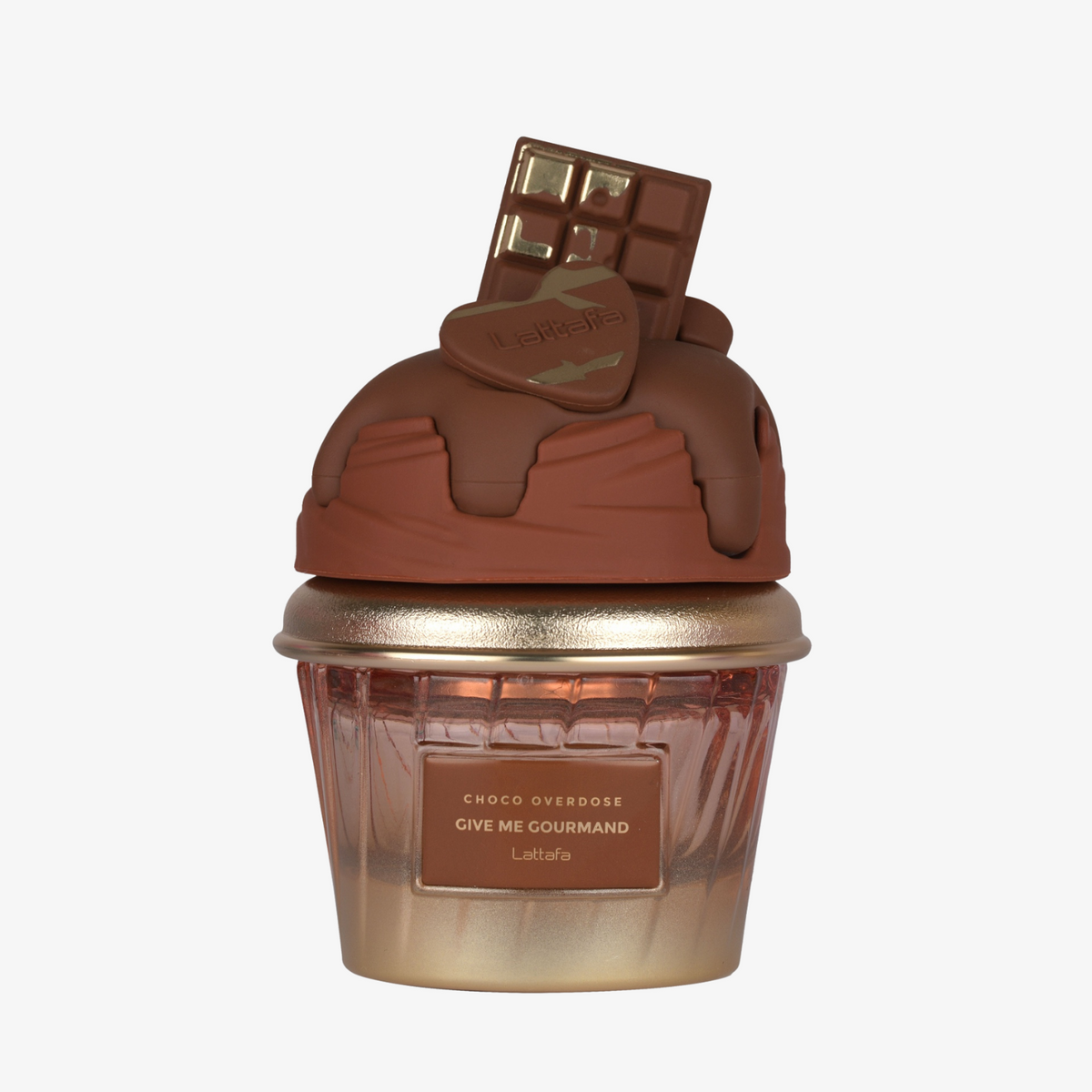 Lattafa Give Me Gourmand Choco Overdose Eau de Parfum 2.5 oz / 75 ml - Chocolate Fudge Caramel Vanilla Unisex Perfume Spray DynoScent