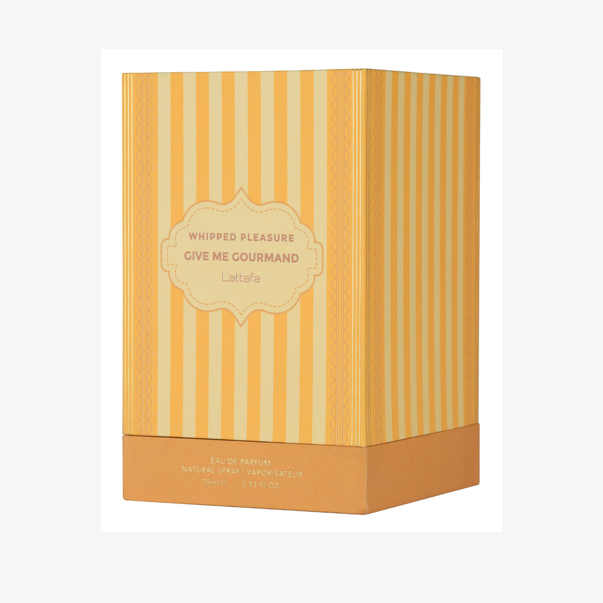 Lattafa Give Me Gourmand Whipped Pleasure Eau de Parfum 2.5 oz / 75 ml - Salted Caramel Popcorn Milk Unisex Perfume Spray DynoScent