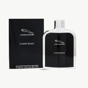 Jaguar Classic Black perfume bottle and packaging on a white background