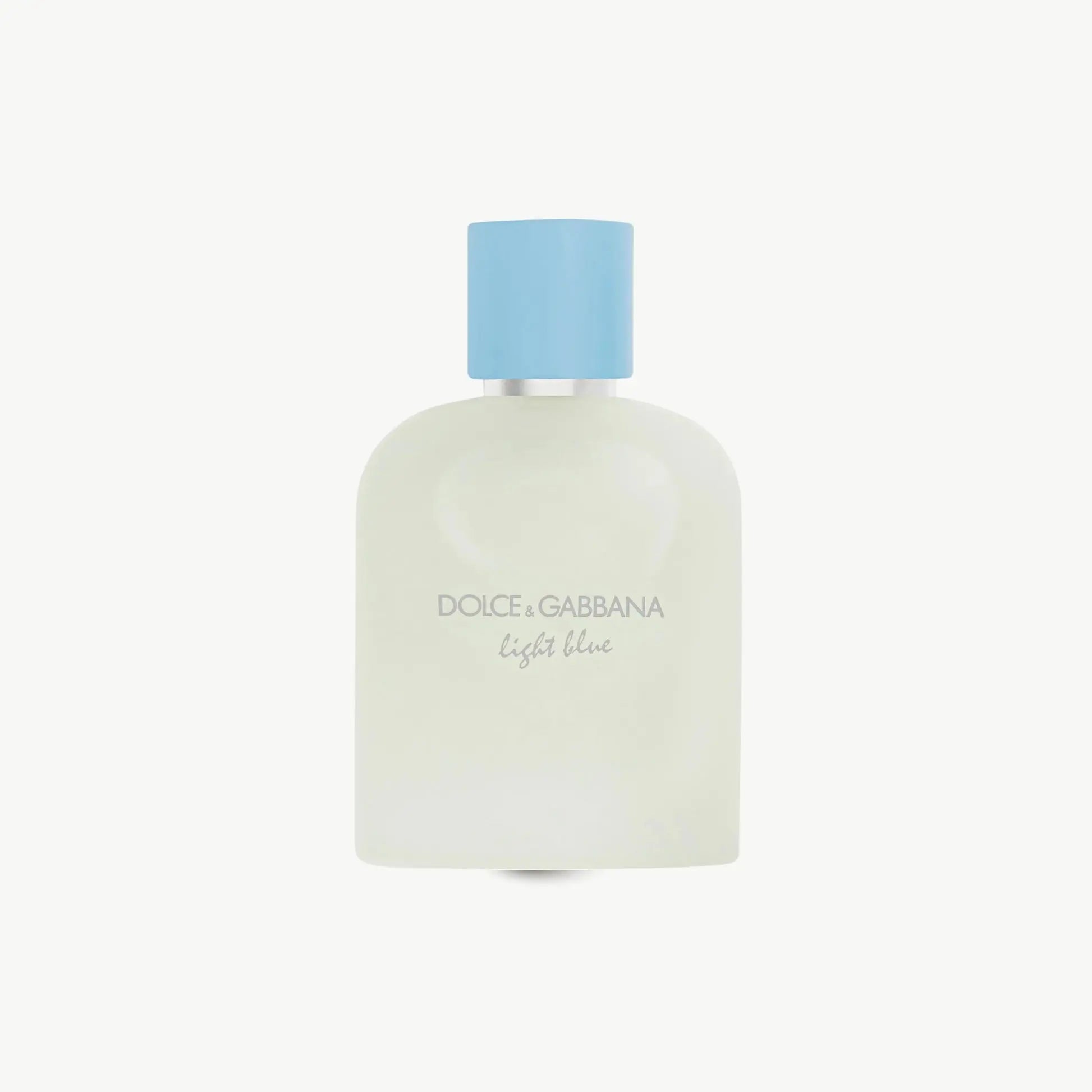 Dolce & Gabbana Light Blue perfume bottle on a white background