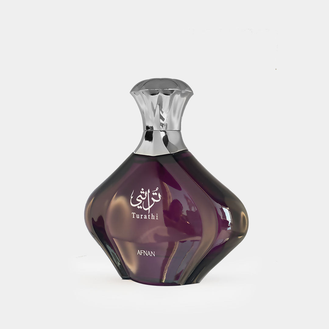 Afnan Turathi Purple bottle and box
