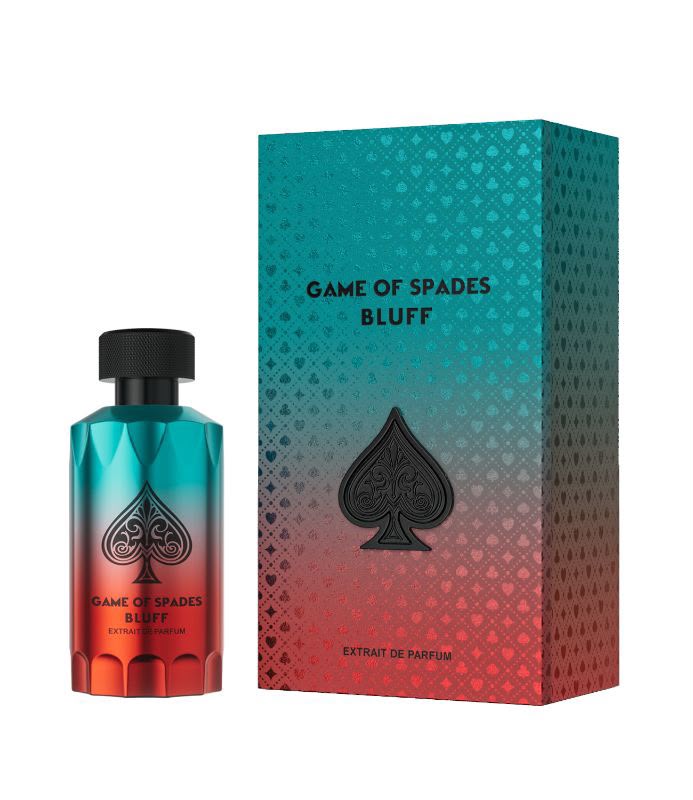 Game of Spades Bluff bottle detail