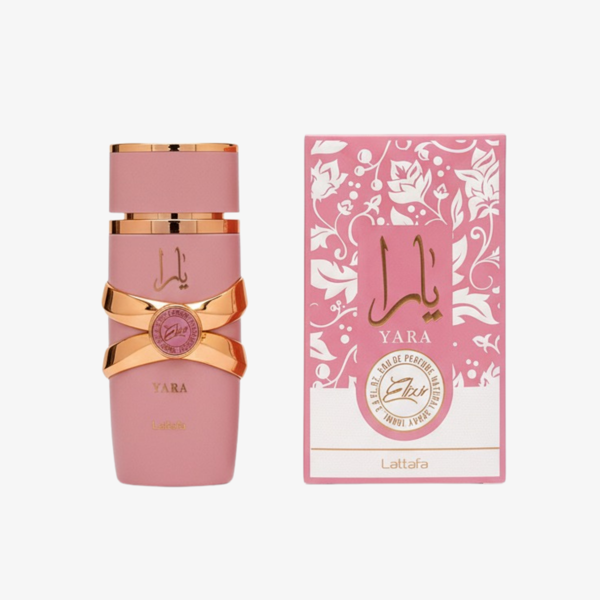 Lattafa Yara Elixir EDP bottle with box