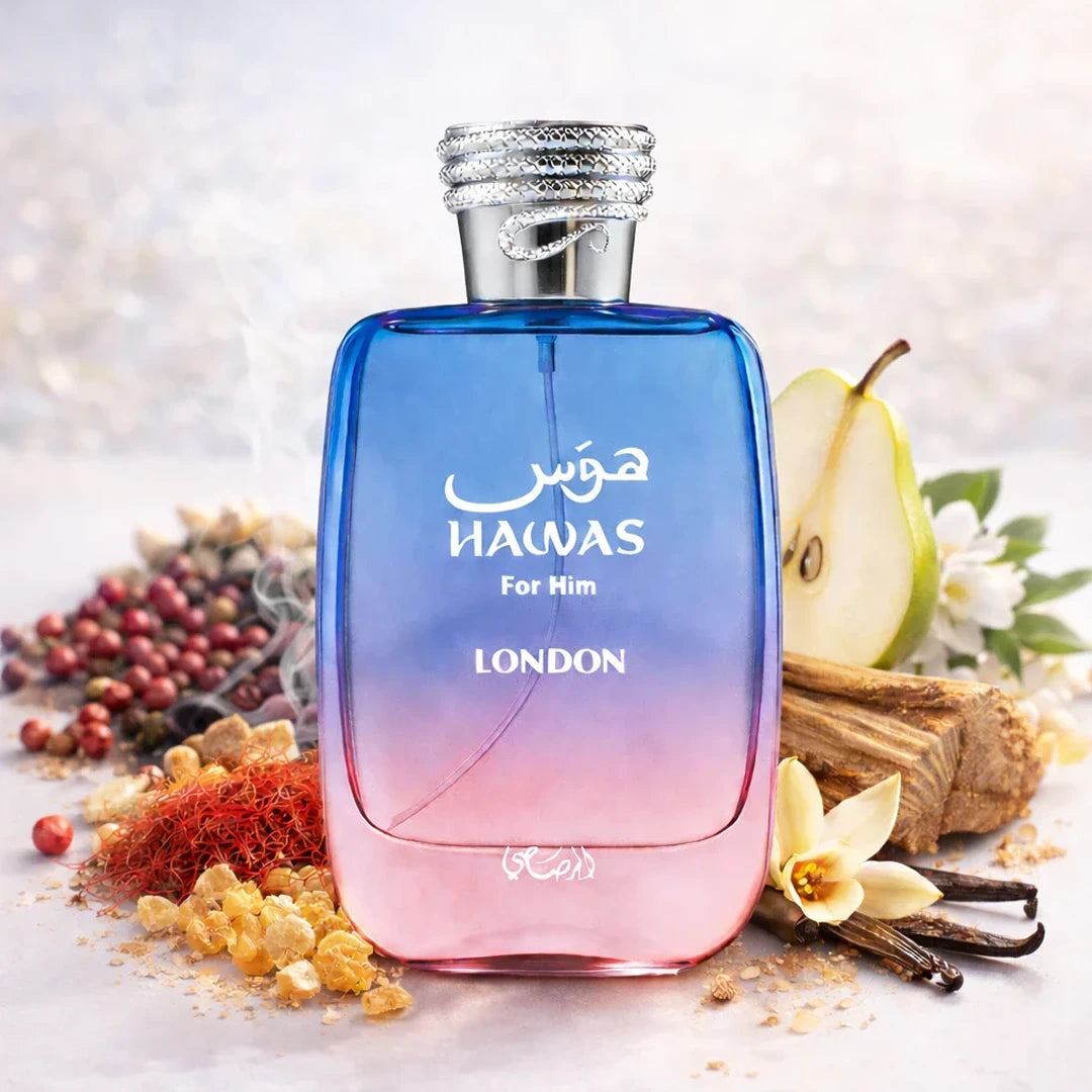 Rasasi Hawas London scent notes
